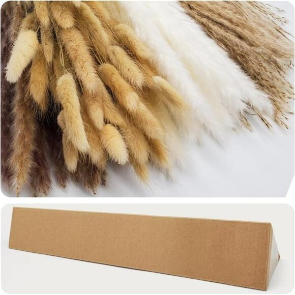 Natural Dried Pampas Grass Bouquet 120 Pcs Boho Home Decor Bunny Tails Reed - Picture 3 of 8